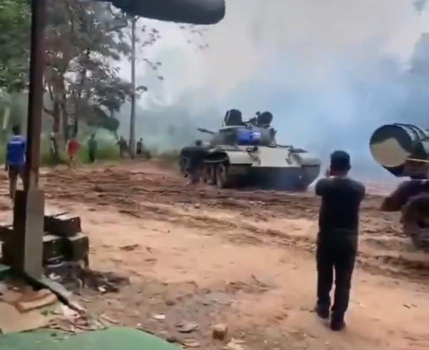 Т-55 на вооружении армии Камбоджи 