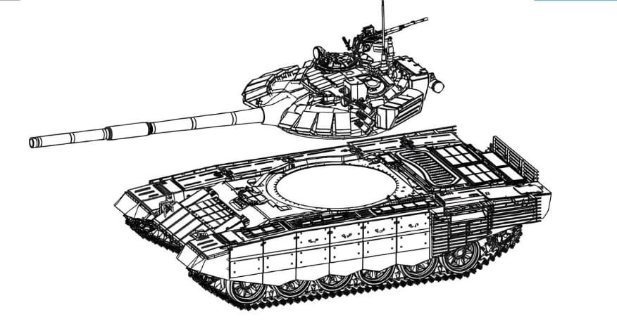 Концепт метода переделки танков Т-72 и Т-90 в БМПТ