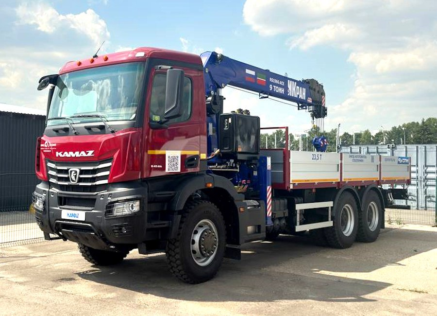КАМАЗ-6595 с КМУ «ИКран» RS1966 ACE