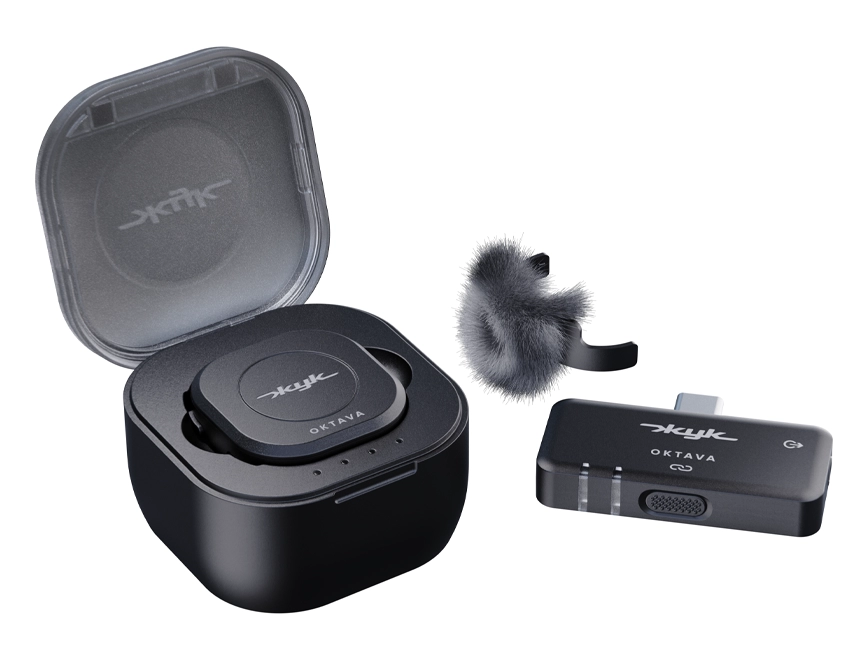 lavalier microphone "ZHUK" in black
