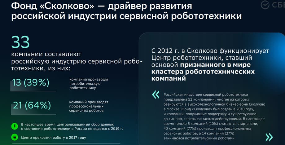 Service robotics industry in Russia