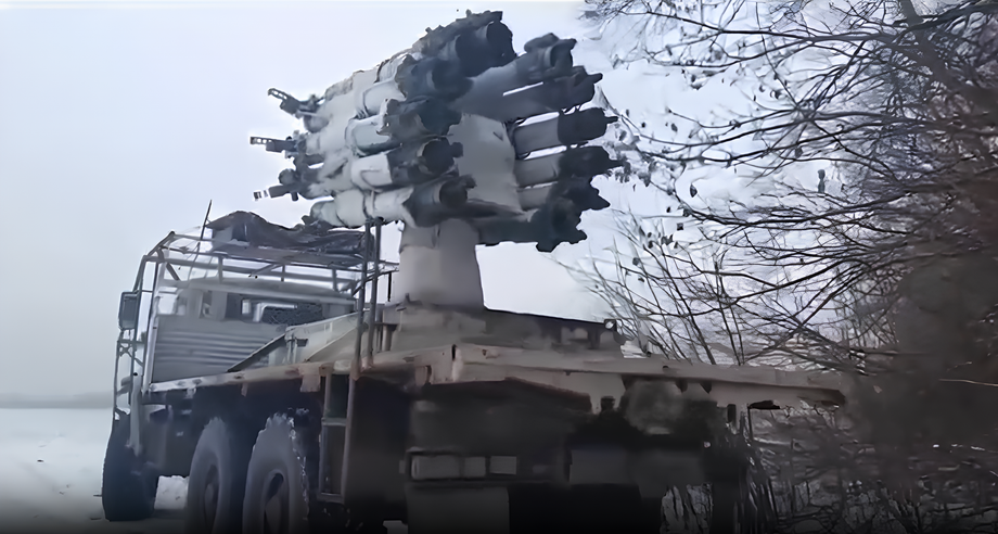 RBU-6000 rocket launcher on Ural-4320 chassis