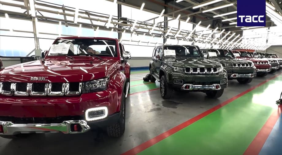 BAIC BJ40 de preproducción ensamblados