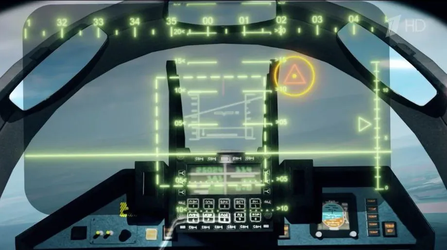 Helmet for the pilot of the Su-57M1 fighter