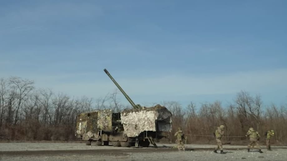 Self-propelled gun "Malva" with a new gun