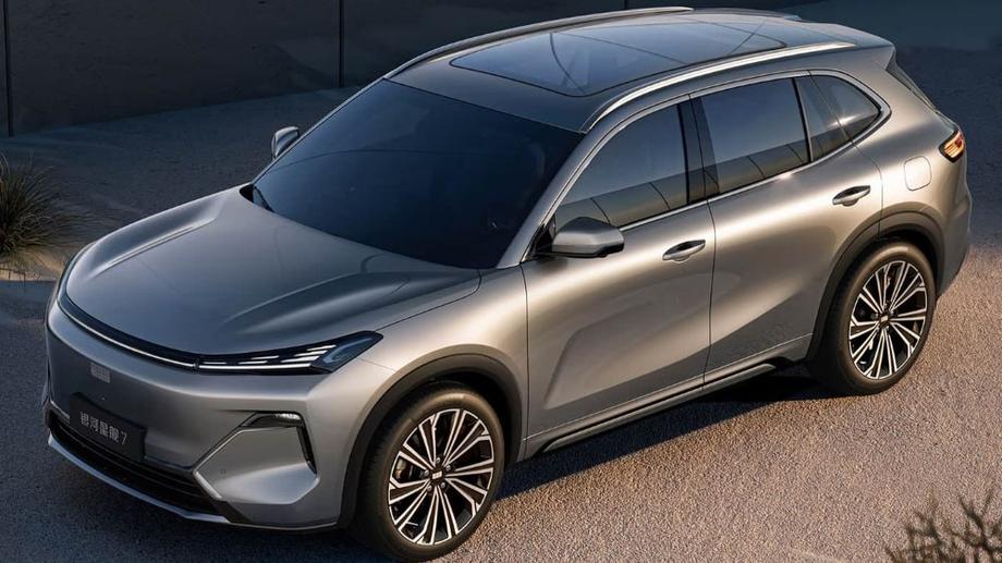 Geely Galaxy Starship 7, which will be sold in Belarus under the Belgee X80 PHEV brand