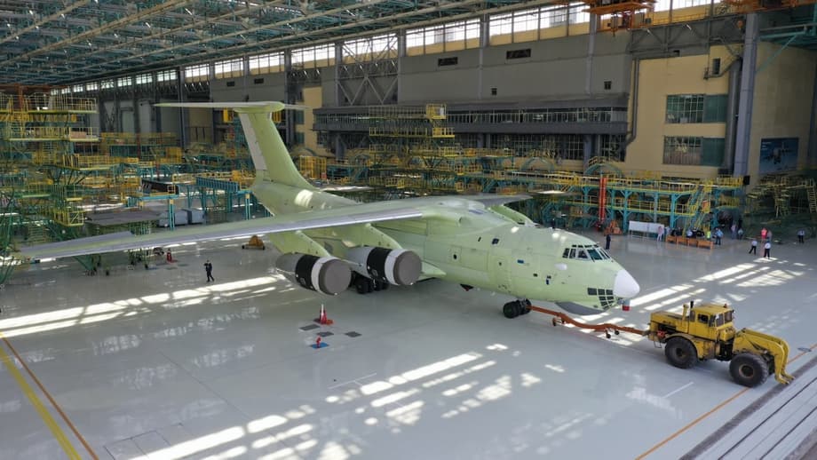 The first Il-76MD-90A assembled on the assembly line appeared in 2021