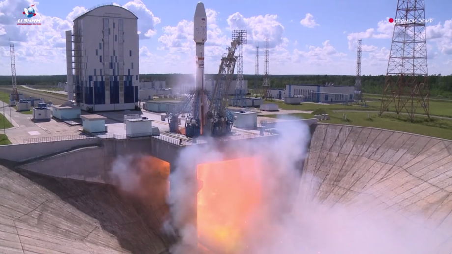 Старт ракеты-носителя «Союз-2.1б»