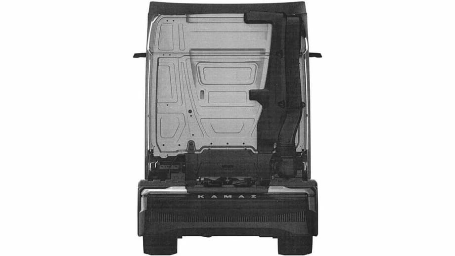 Rear part of the KamAZ K6