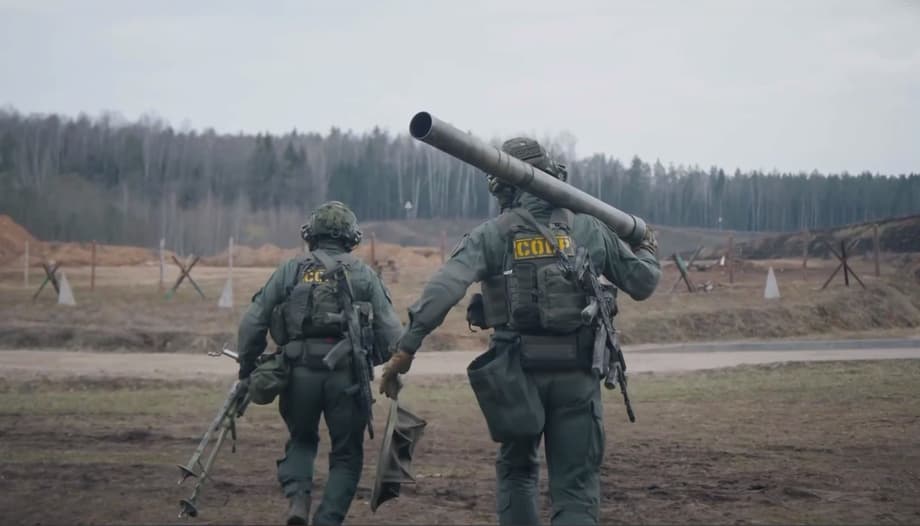 SOBR exercises of the Ministry of Internal Affairs of Belarus