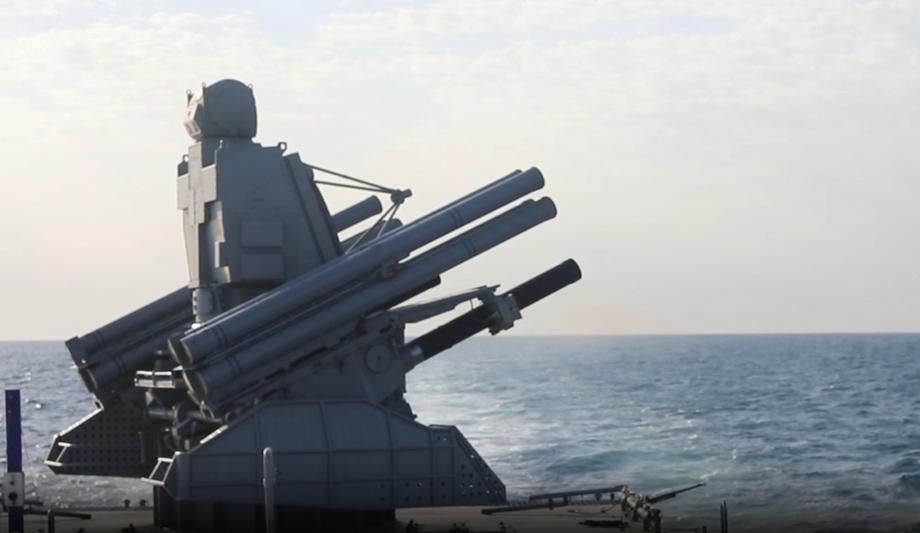 Pantsir-M SAM aboard the MRK Typhoon