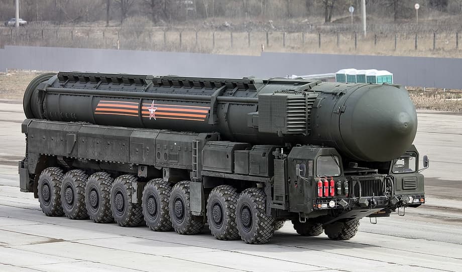 Self-propelled launcher (SPU) 15U175M of the RS-24 Yars complex
