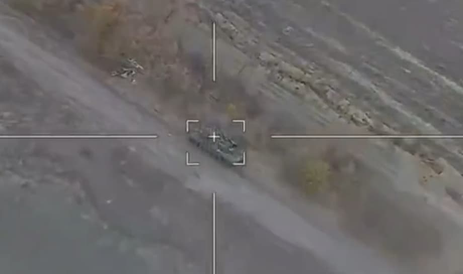 "Lancet" golpeó un tanque alemán Leopard