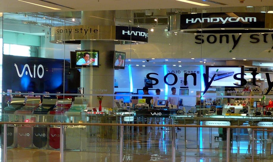 One of the Sony stores abroad