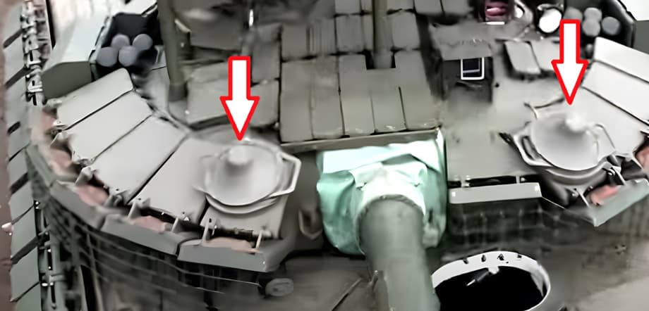 РЭБ «Волнорез» на танке Т-90М