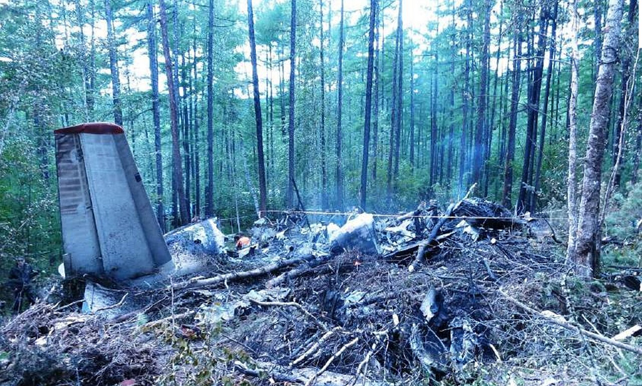 Crashed aircraft