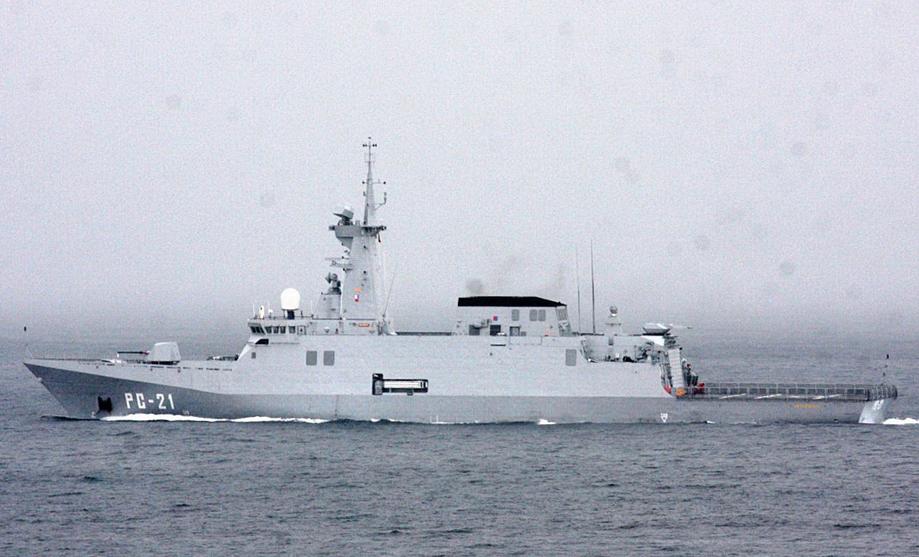 Патрульный корабль PC-21 типа «Гуайкери» проекта Avante ВМС Венесуэлы