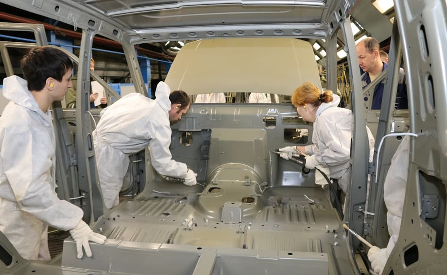 UAZ painting, archive photo<br>