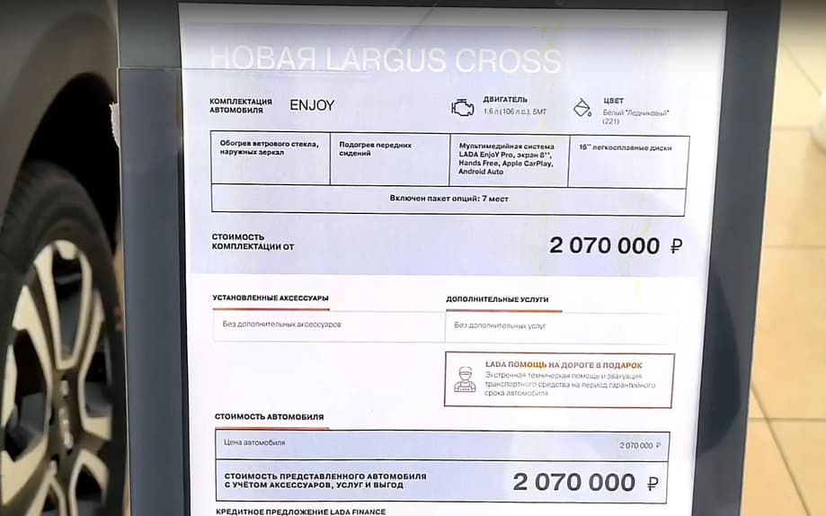 Precio del Lada Largus Cross