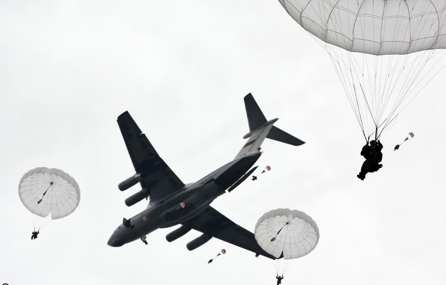 Landing from Il-76