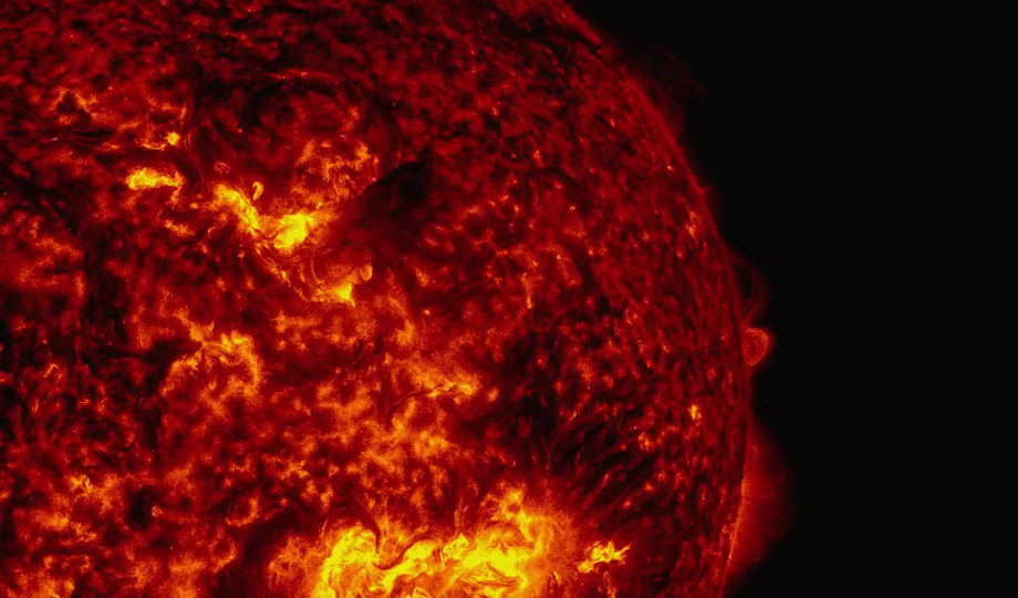 «Чёрная» вспышка на Солнце&nbsp;