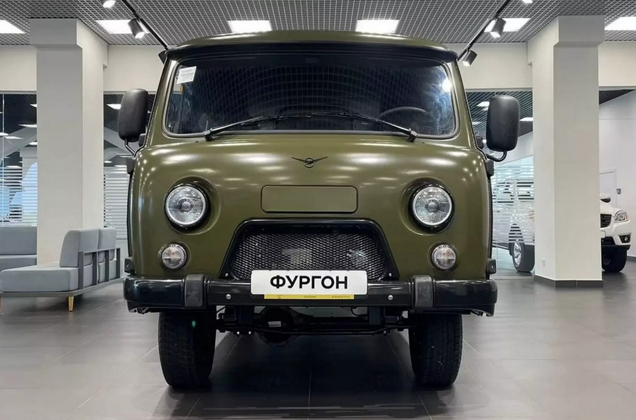 УАЗ СГР («Буханка») с чёрным логотипом