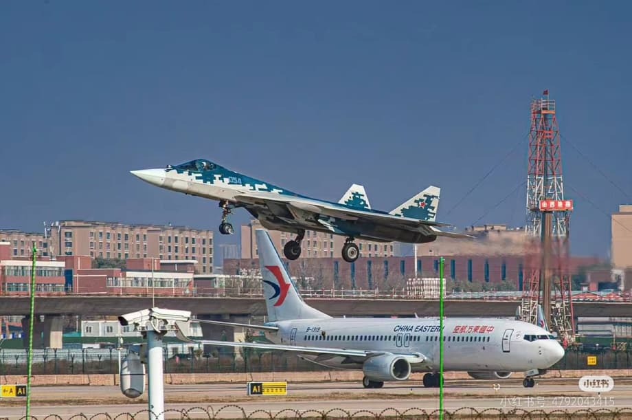 El Su-57 llega a China