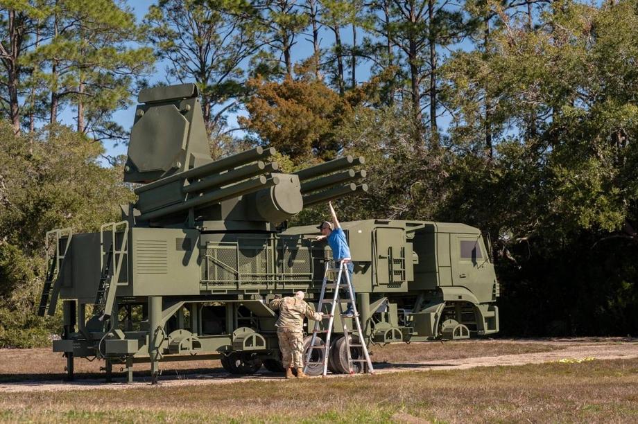 Maqueta del «Pantsir-S1» en EE. UU.