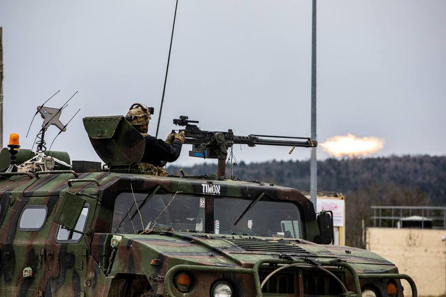 Mock-up of the "Tigr" armored vehicle