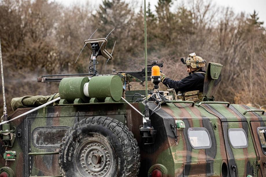 Mock-up of the "Tigr" armored vehicle