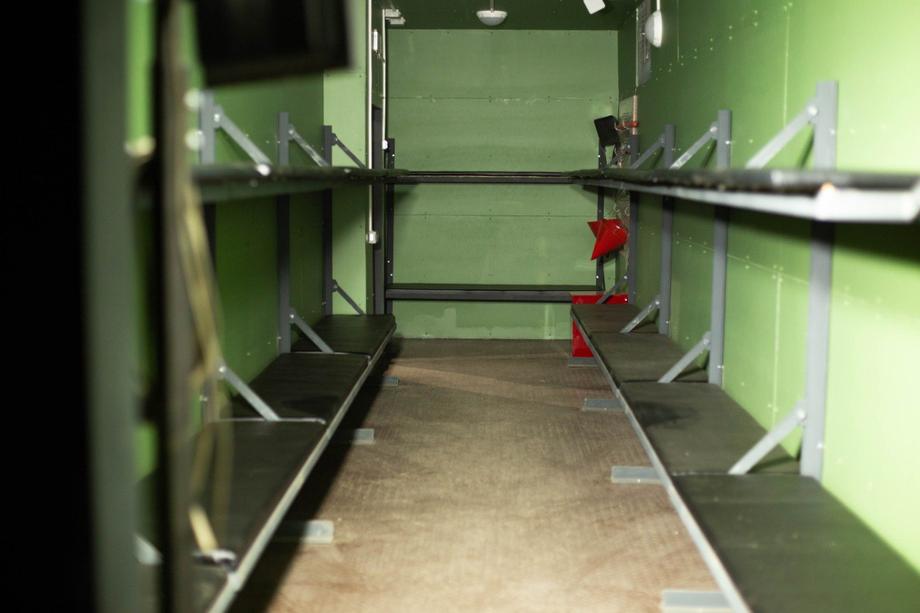 Mobile shelter "KUB-M", interior view