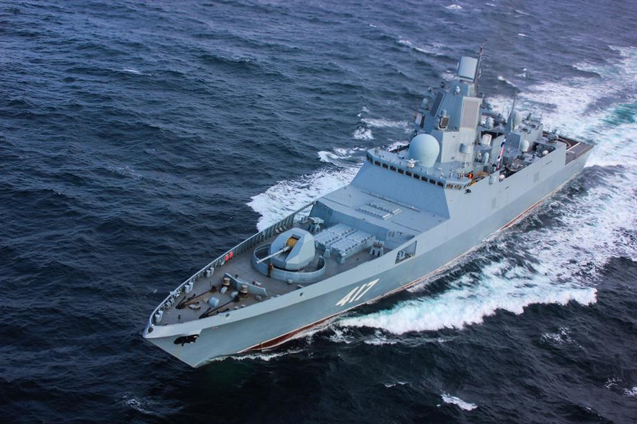 ЗРК «Редут» на палубе фрегата «Адмирал Флота Советского Союза Горшков»