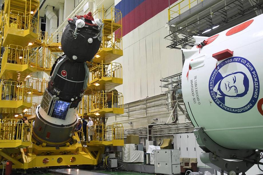 Preparación del "Soyuz MS-24" para el lanzamiento