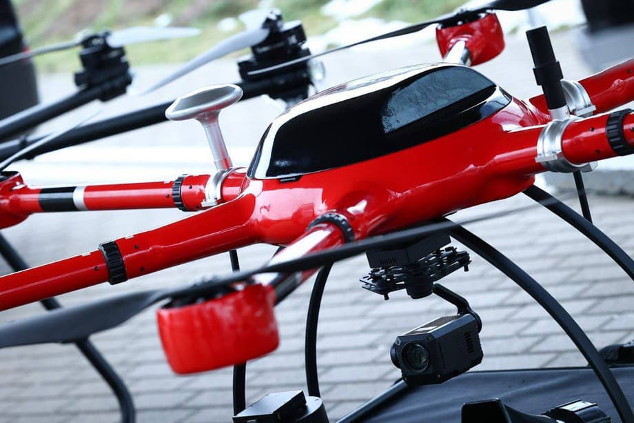 Dron en el parque industrial «Gran Piedra»