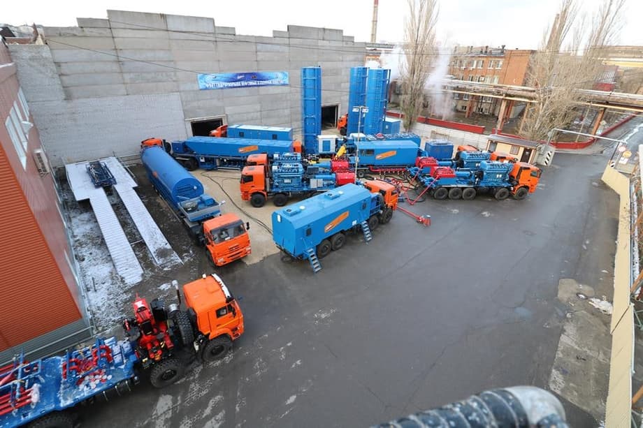 The hydraulic fracturing fleet is made as import-independent as possible<br>