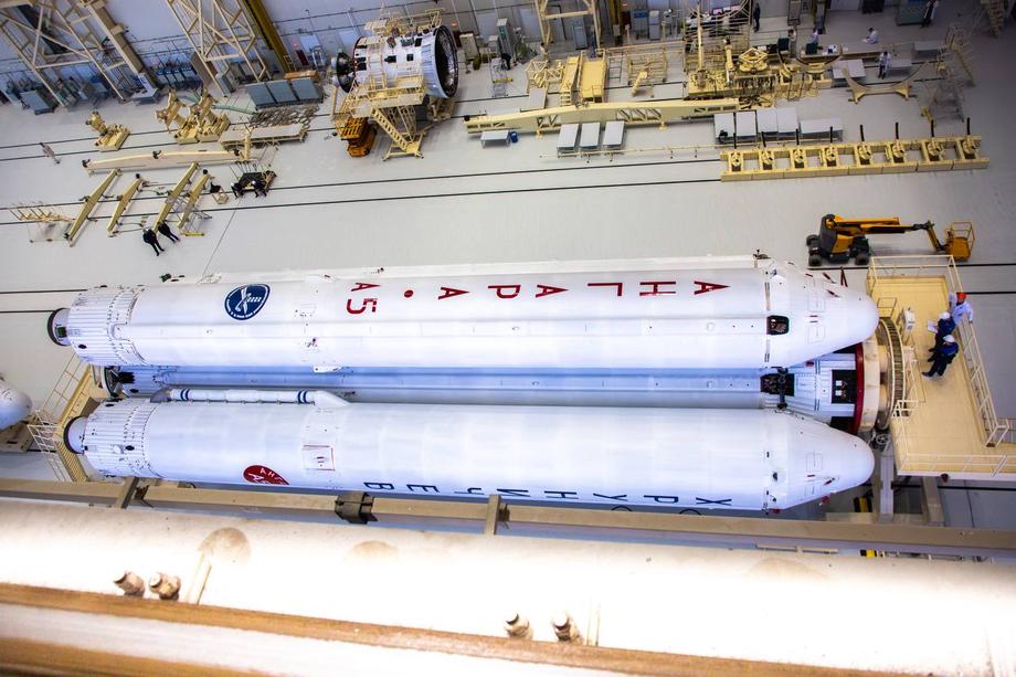 The almost finished “package” of the “Angara-A5” looks like this<br>
