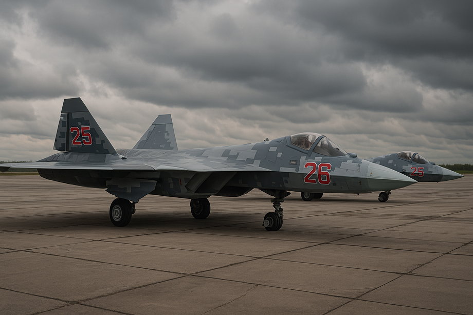 Су-57 «25 красный» и «26 красный»