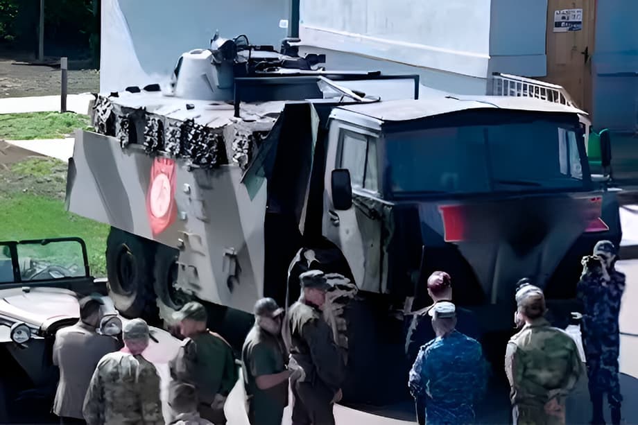 BMD-2 en la carrocería de un KamAZ-4310