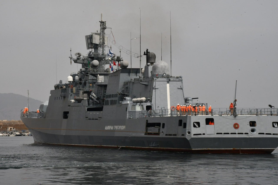 Black Sea Fleet frigate "Admiral Grigorovich" of Project 11356