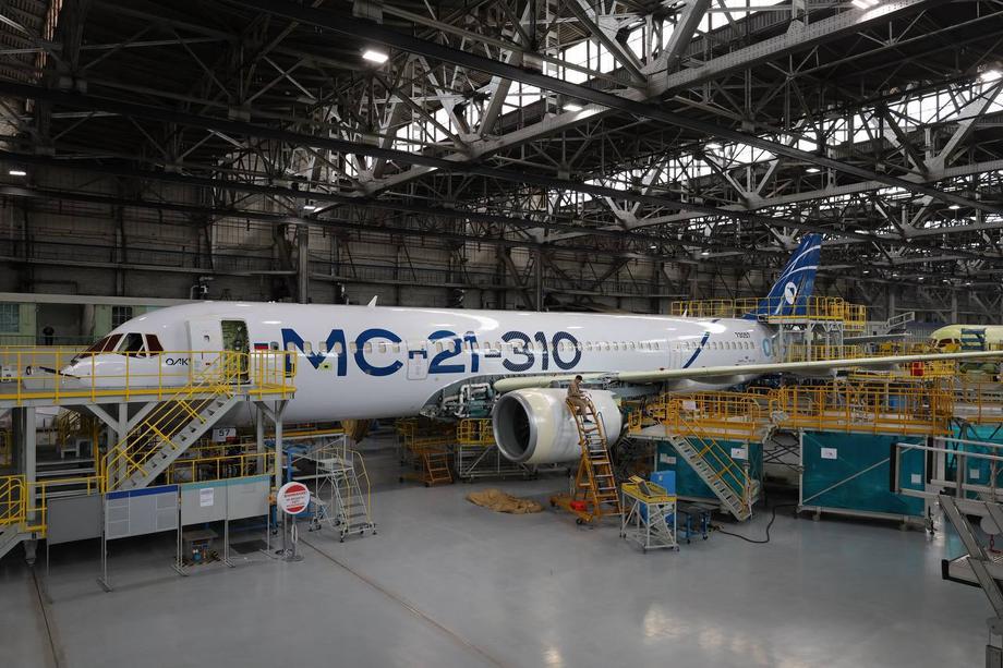 Полностью импортозамещённый самолёт МС-21 вышел на этап приёмки в Иркутске