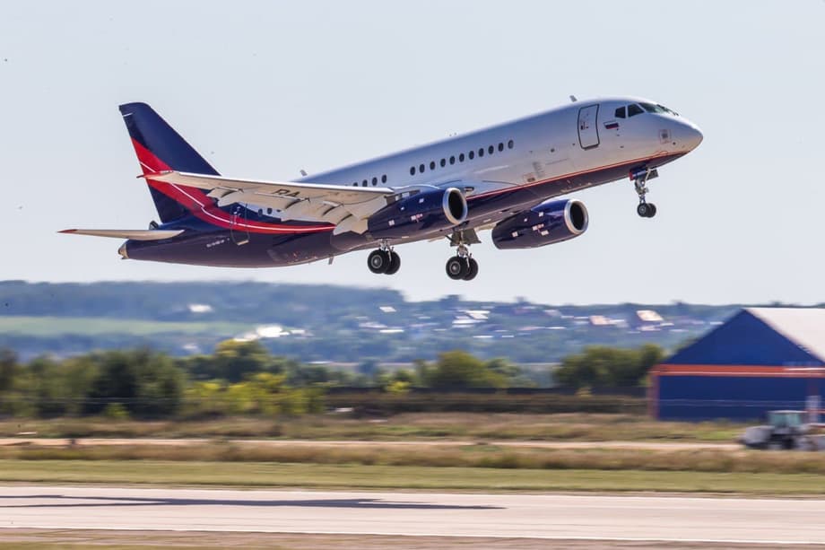 Superjet 100 с двигателями&nbsp;SaM146 