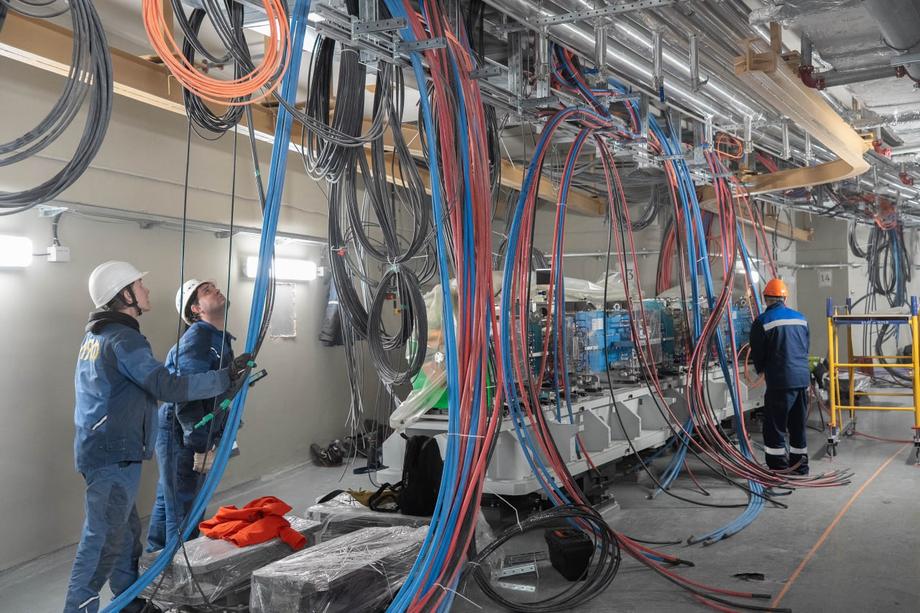 Installation of the storage ring equipment "SKIF"