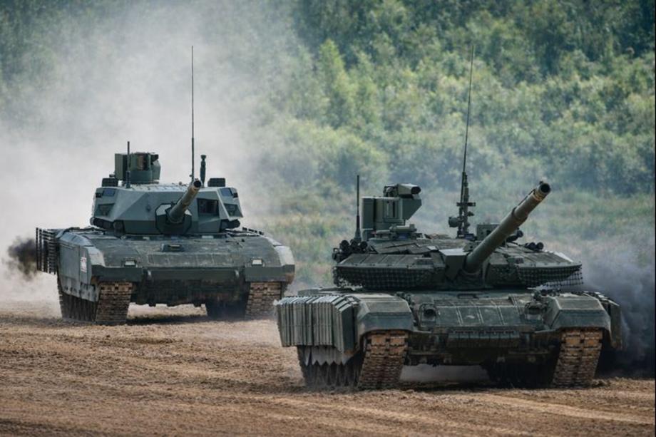 Т-14 совместно с Т-90М
