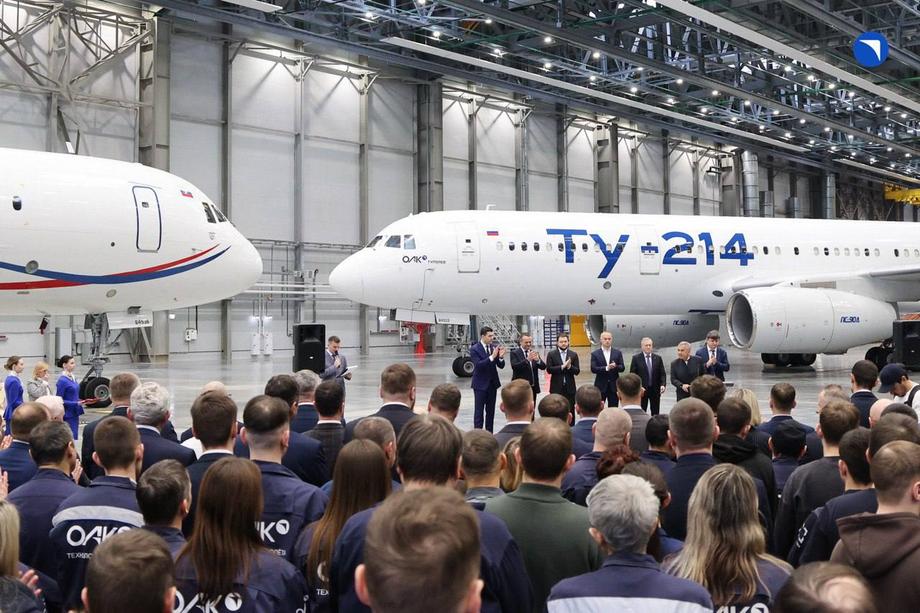 Ту-214 получил свидетельство об Одобрении главного изменения типовой конструкции