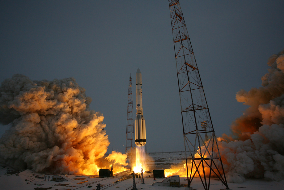 &nbsp;Космодром Байконур, запуск корабля&nbsp;«Союз МС-05»