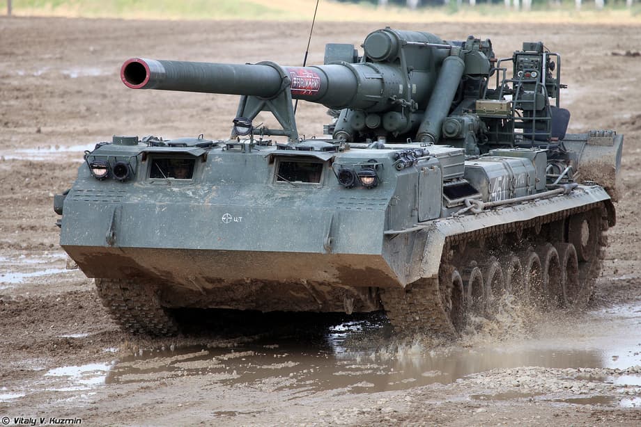 2S7M "Malka" self-propelled gun