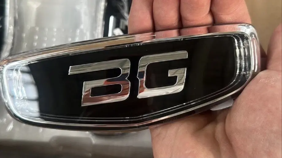 BelGee X50 itself was not shown in the photo, but there is a logo of a new brand