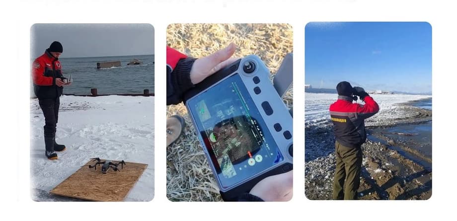 Use of the "Geoscan-801" drone in the search for people