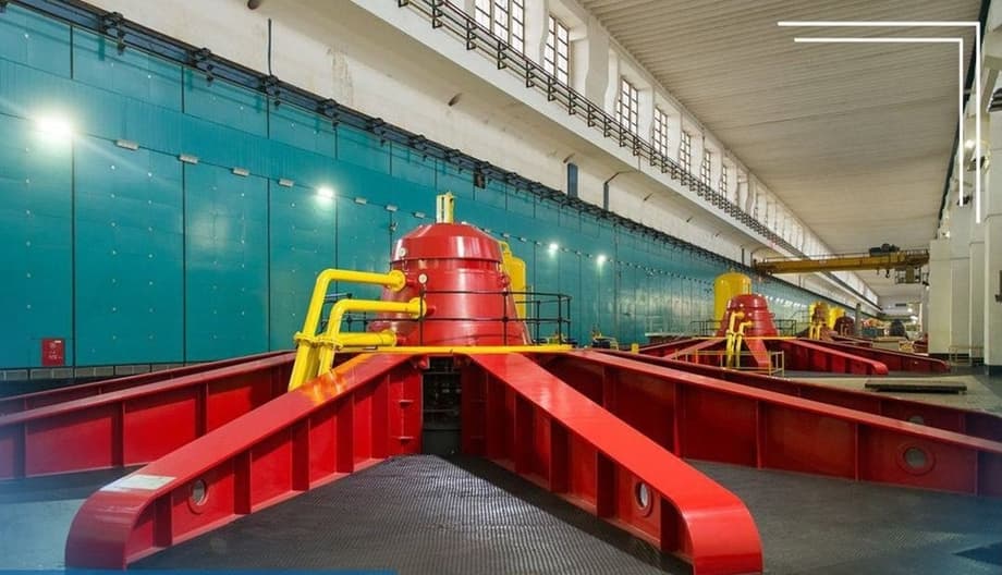 Оборудование на Волжской ГЭС