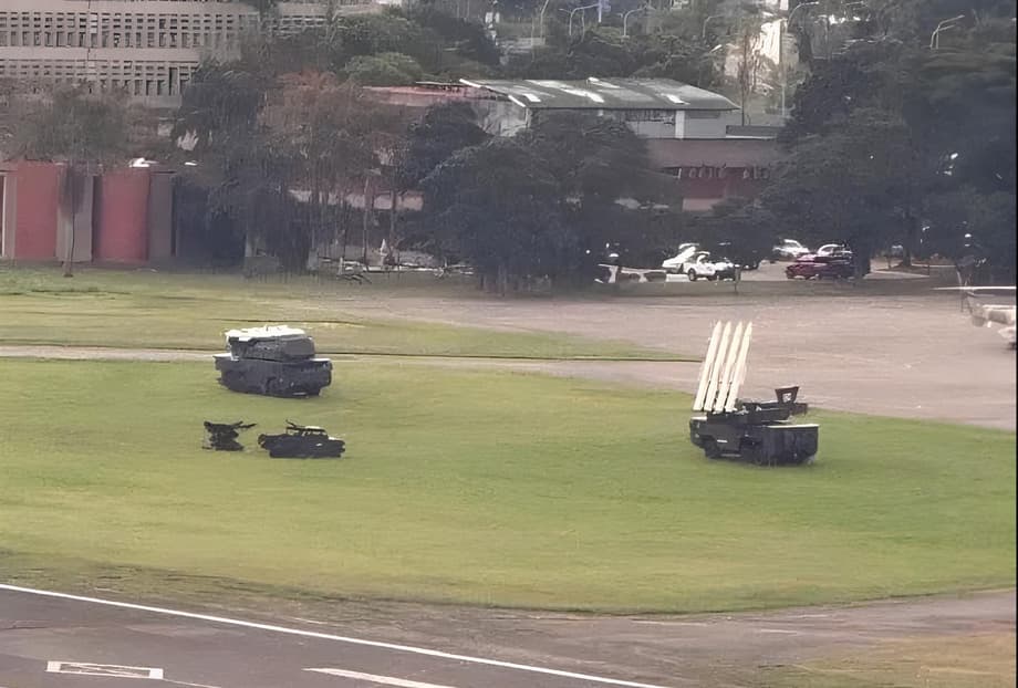 Buk-M2E surface-to-air missile system in Caracas
